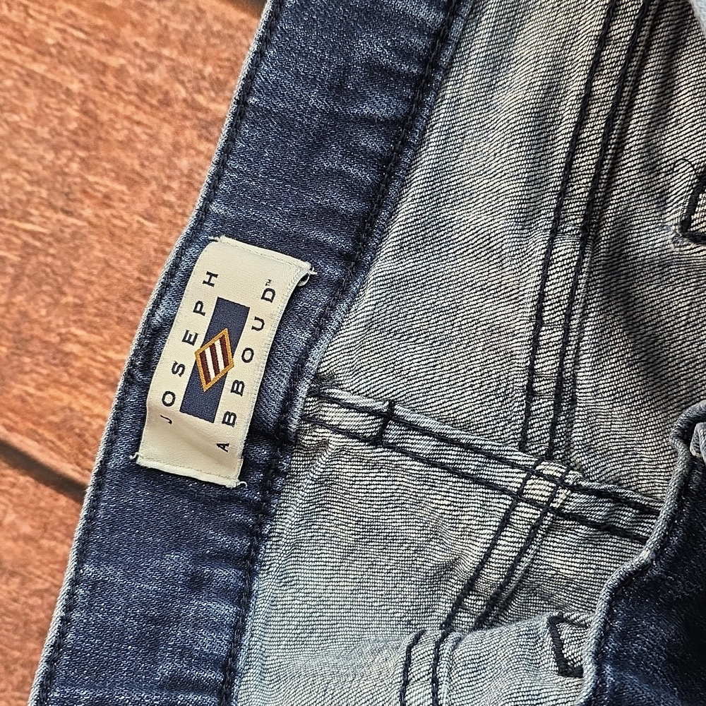Joseph Abboud Blue Jeans with Distressed Details Size 38x30 Slim Fit AQ-1150 - Picture 5 of 10